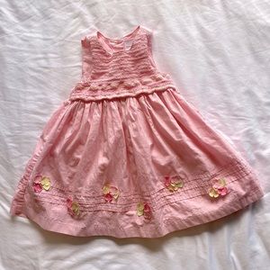 Gymboree “Petite Petals” Pink Dress sz 18-24 months